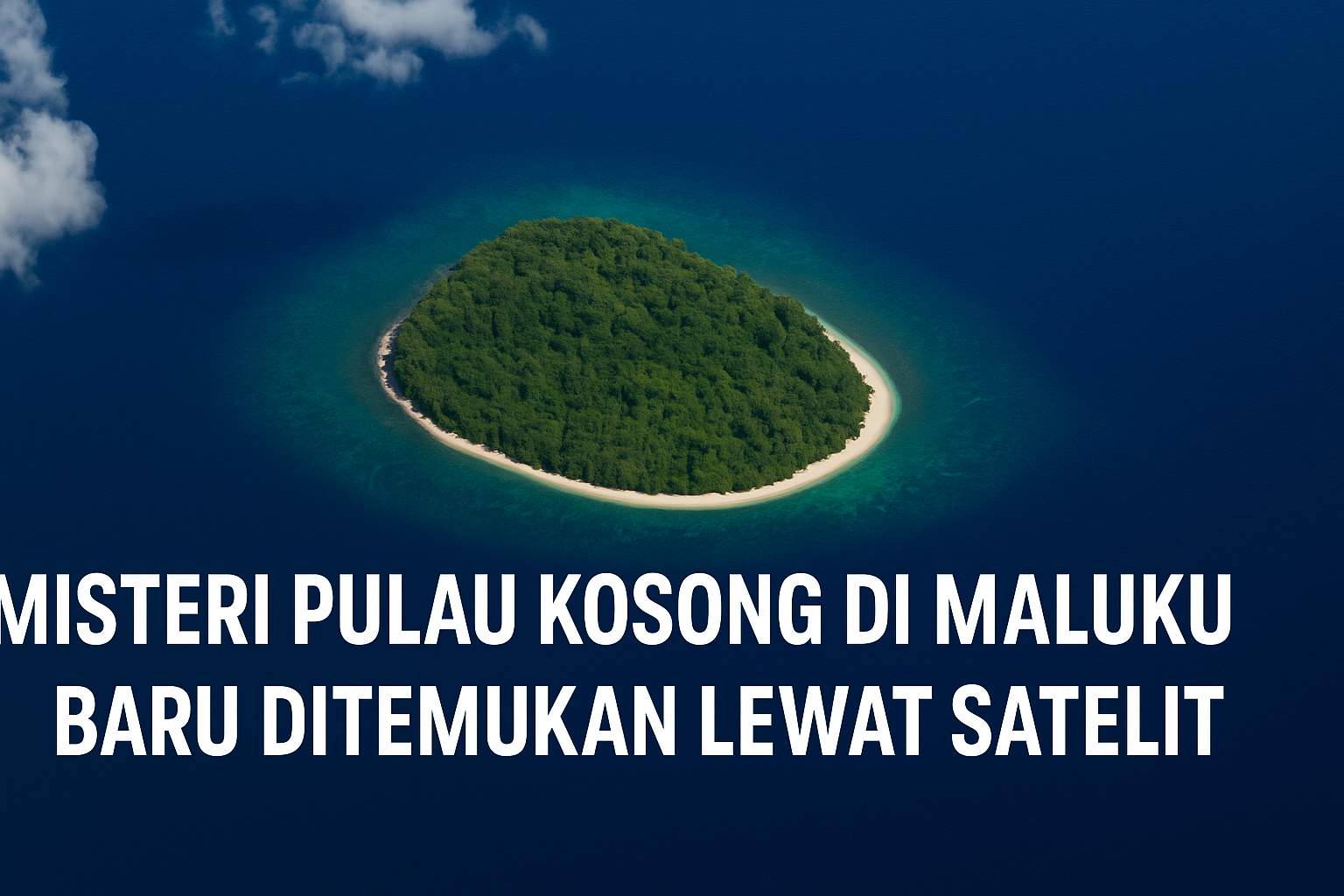 Misteri Pulau Kosong di Maluku, Baru Ditemukan lewat Satelit