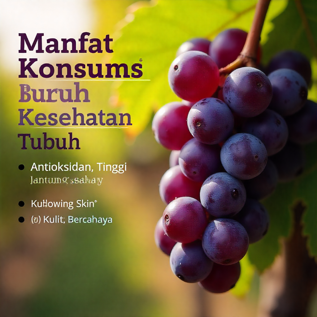 Manfaat Konsumsi Buah Anggur untuk Kesehatan Tubuh