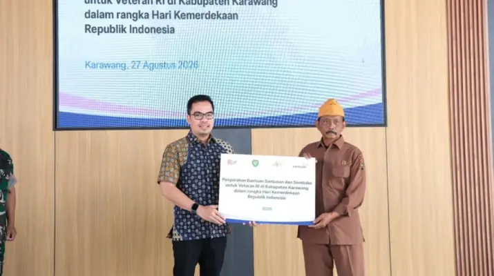 Peruri Berikan Bantuan kepada 59 Veteran di Karawang, Bentuk Kepedulian bagi Pejuang Bangsa
